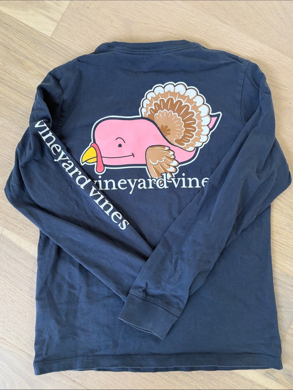Kids Vineyard Vines Thanksgiving long sleeve t-shirt
